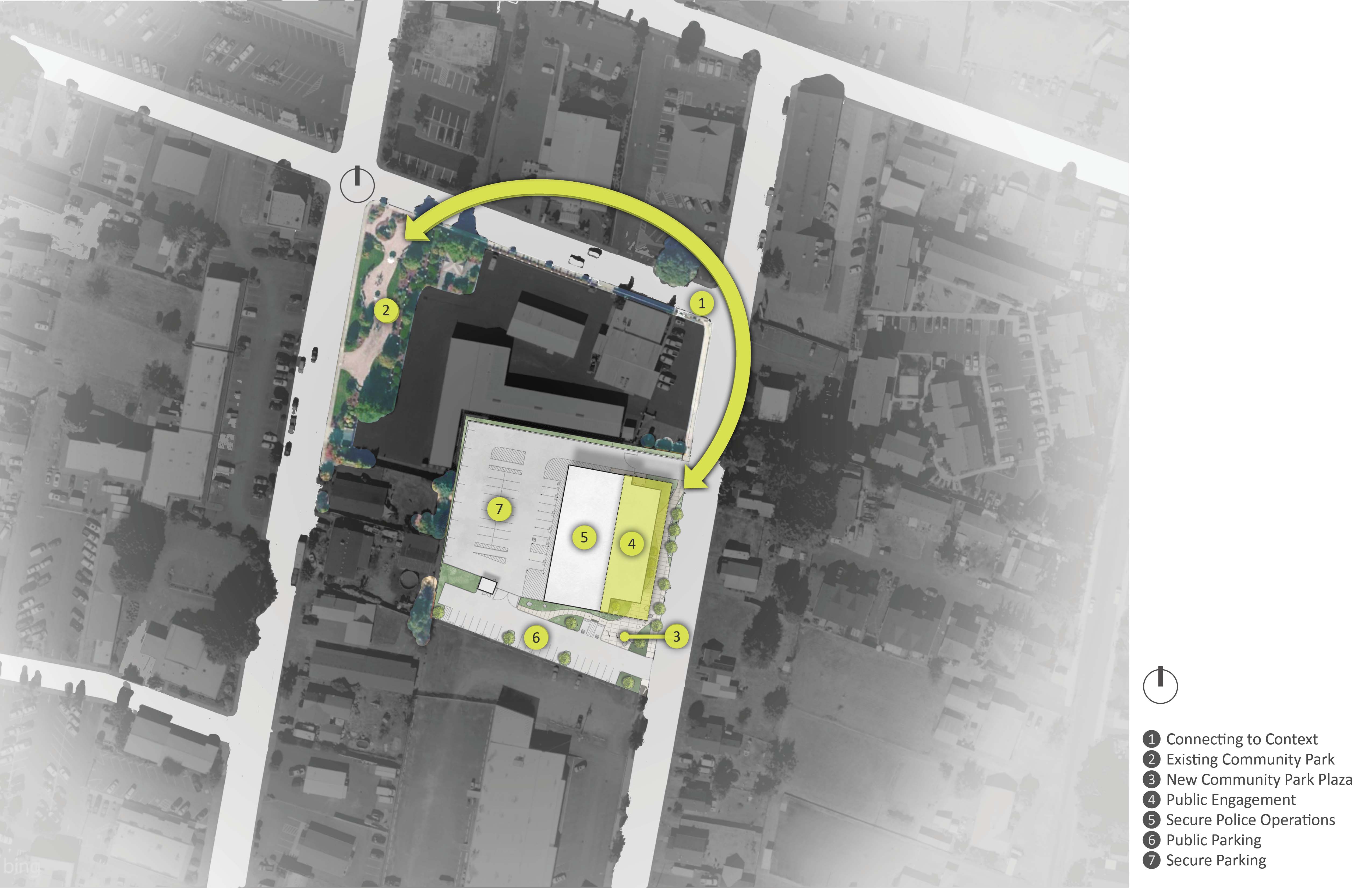 Police station site plan